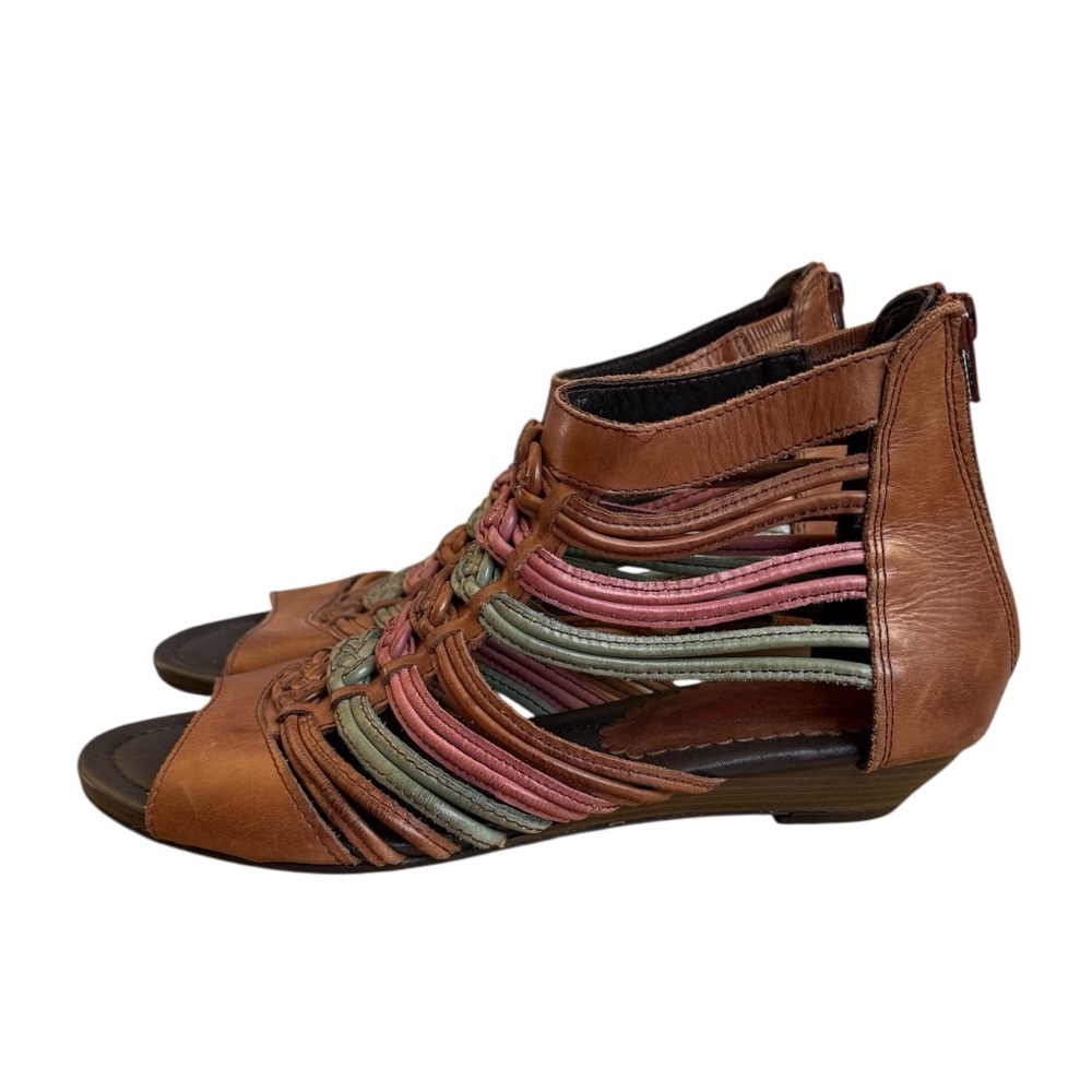 Pikolinos Multicolor Strappy Leather Sandal Women’s Size 38 (7.5-8 US)
